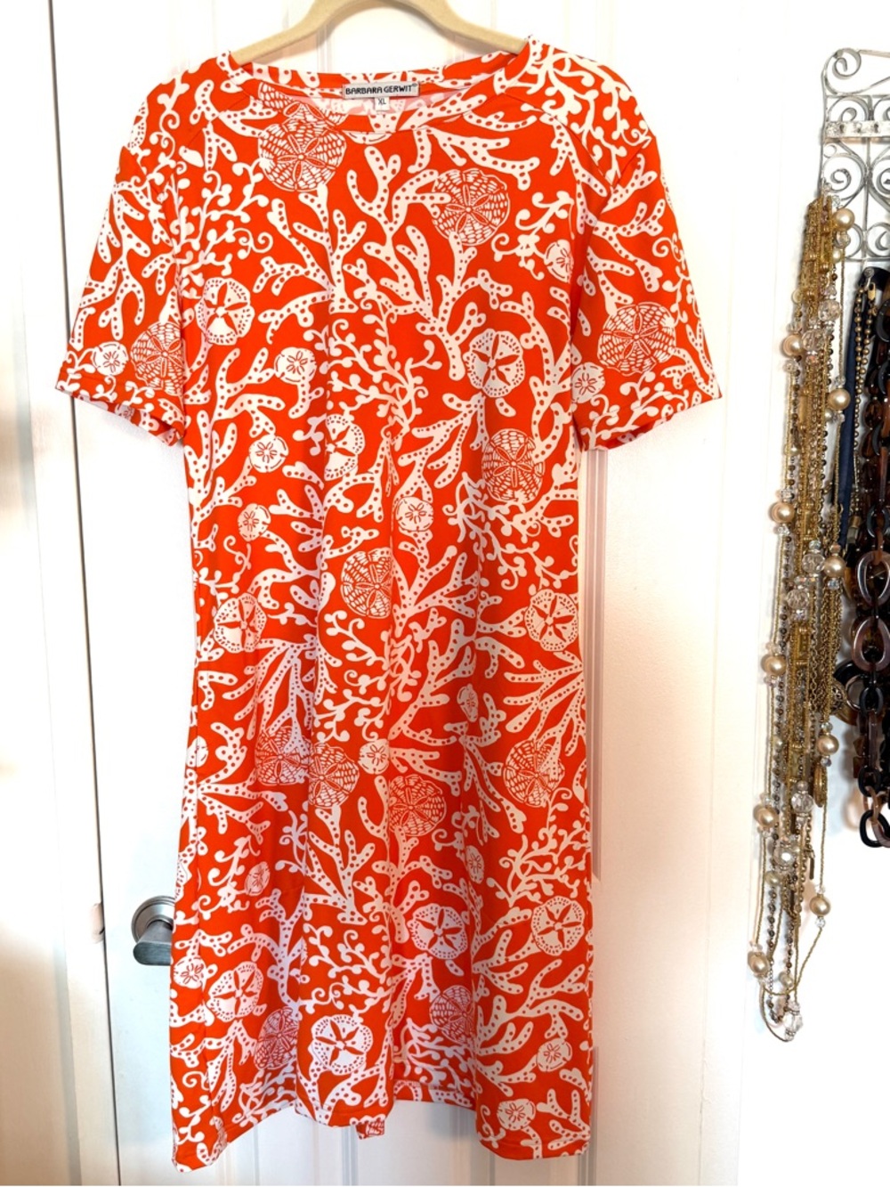 🎀 NWT Pretty BARBARA GERWIT DRESS XL 🎀